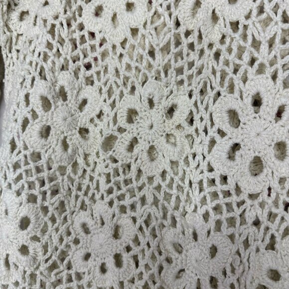 Weekend edition crochet dress floral flowers knit knitted beach style dress - Picture 7 of 8